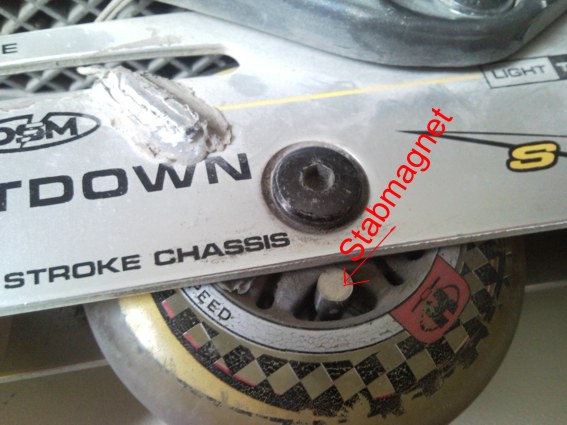 Rolle-mit-Stabmagnet